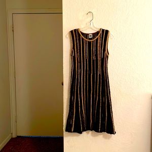 Missoni metallic/poly flared dress